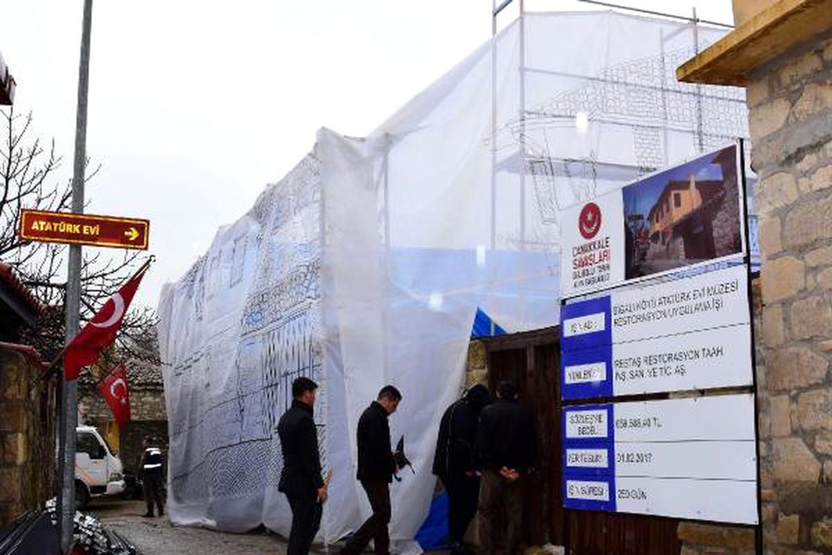 Bigalı\'da Atatürk Evi Restore Ediliyor