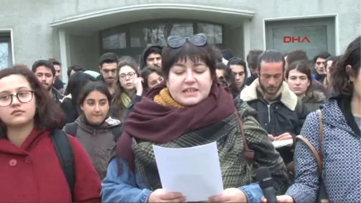 Bilgi Üniversitesi\'nde "Saldırı" Protestosu