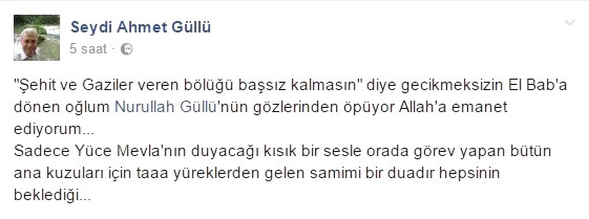 Doktor Babanın Görev Yerine Dönen Gazi Oğluna Duası \'Seni Allah\'a Emanet Ediyorum\'