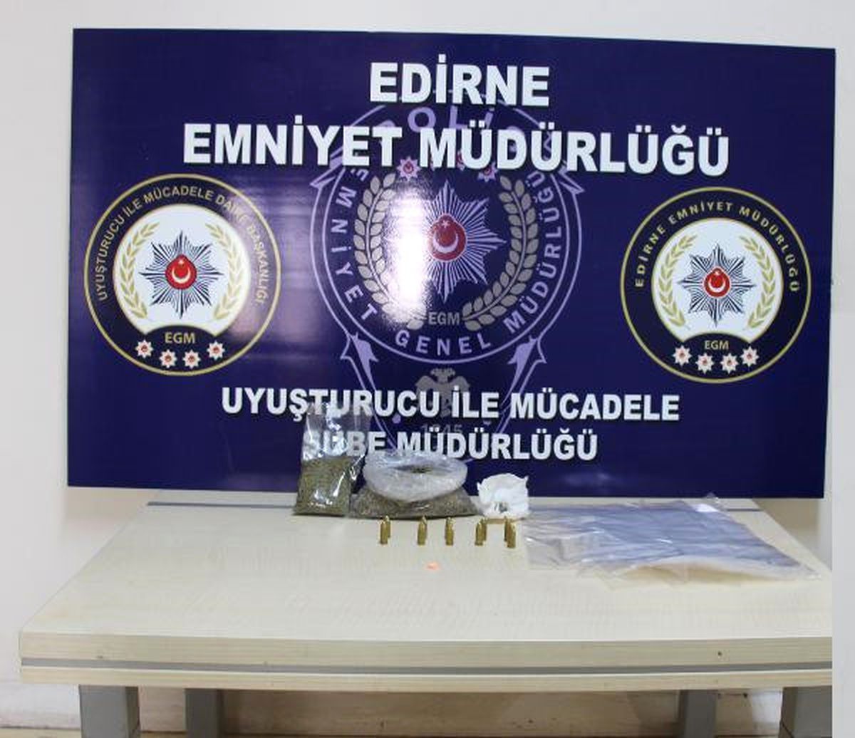 Edirne\'de Uyuşturucudan 2 Kişi Tutuklandı