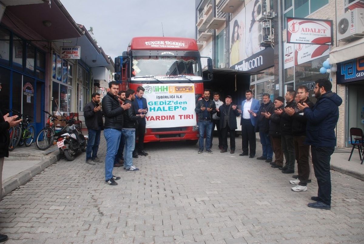 Gediz\'den Halep\'e Yardım