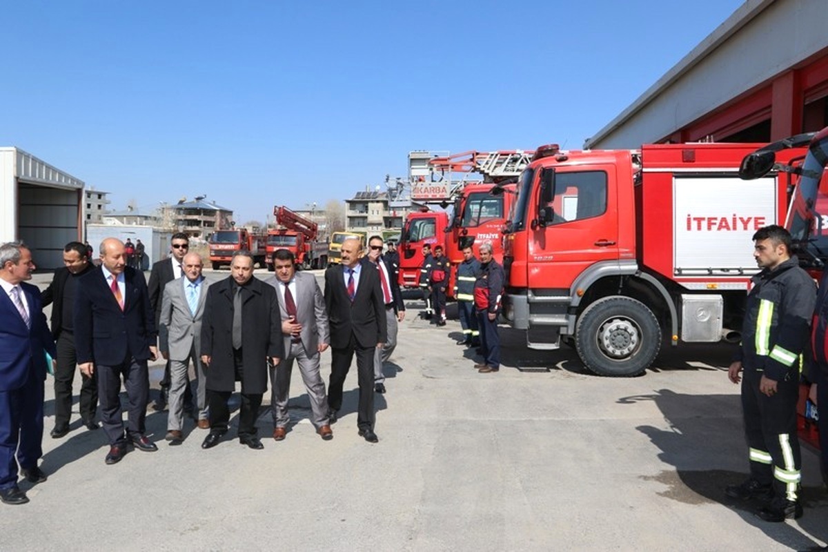 Genel Sekreter Yalçın\'dan İtfaiye Müdürlüğüne Ziyaret
