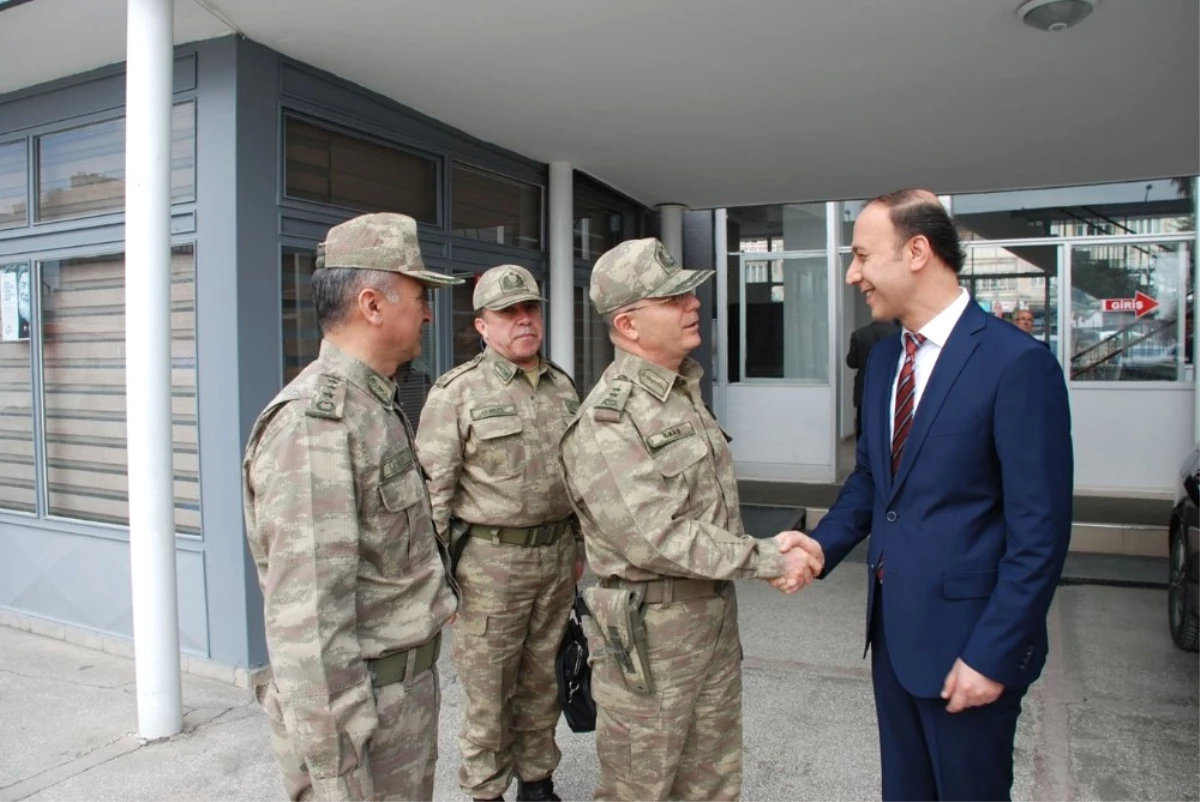 Jandarma Lojistik Komutanı Tümgeneral Ali Özkara\'dan Vali Erin\'e Ziyaret