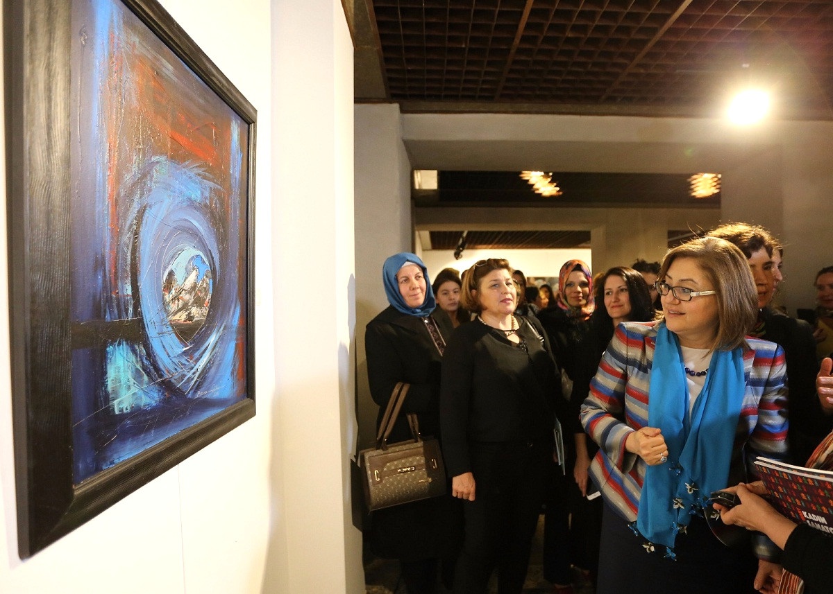 "Kadın Sanatçılar Resim Sergisi" Açıldı