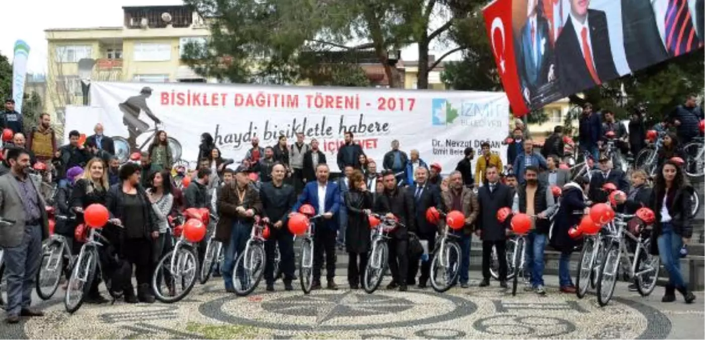 Kocaeli\'de Gazeteciler Bisikletlendi