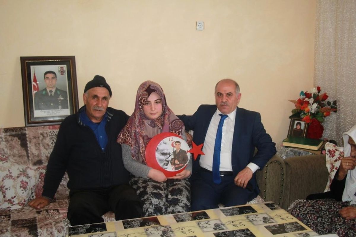 Sgk Kars İl Müdürlüğü\'nden Şehit Ailesine Ziyaret