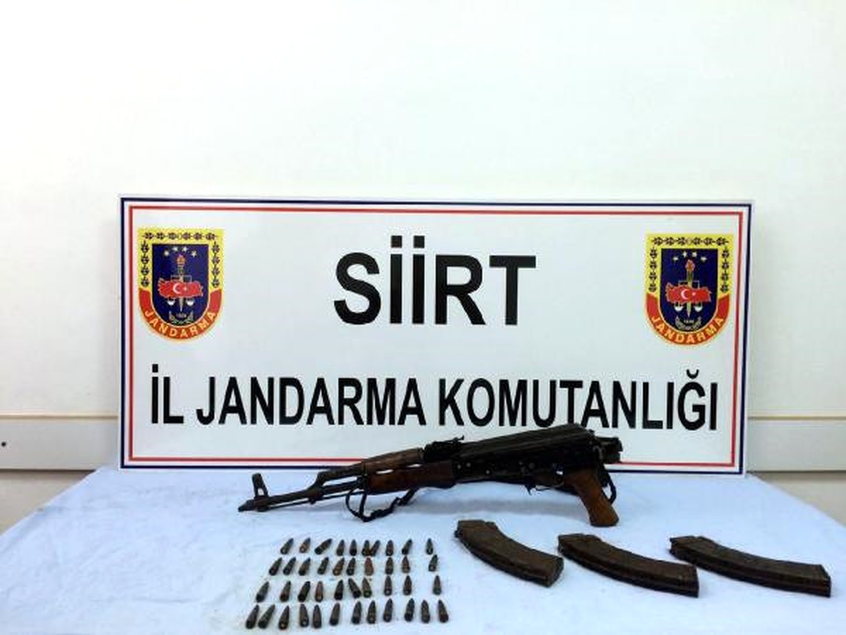 Siirt\'te Metruk Evde 1 Kalaşnikof Bulundu