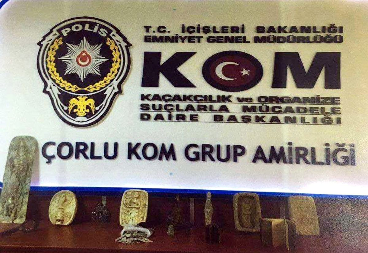 Tekirdağ\'da Tarihi Eser Operasyonu