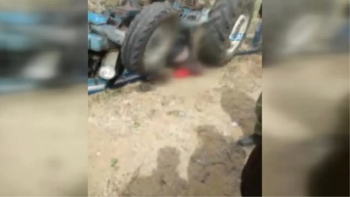 Akçadağ\'da Traktör Devrildi: 1 Ölü