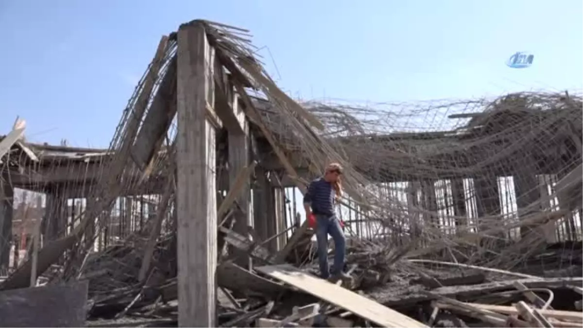 Beton Dökülürken İnşaat Çöktü: 3 İşçi Yaralı