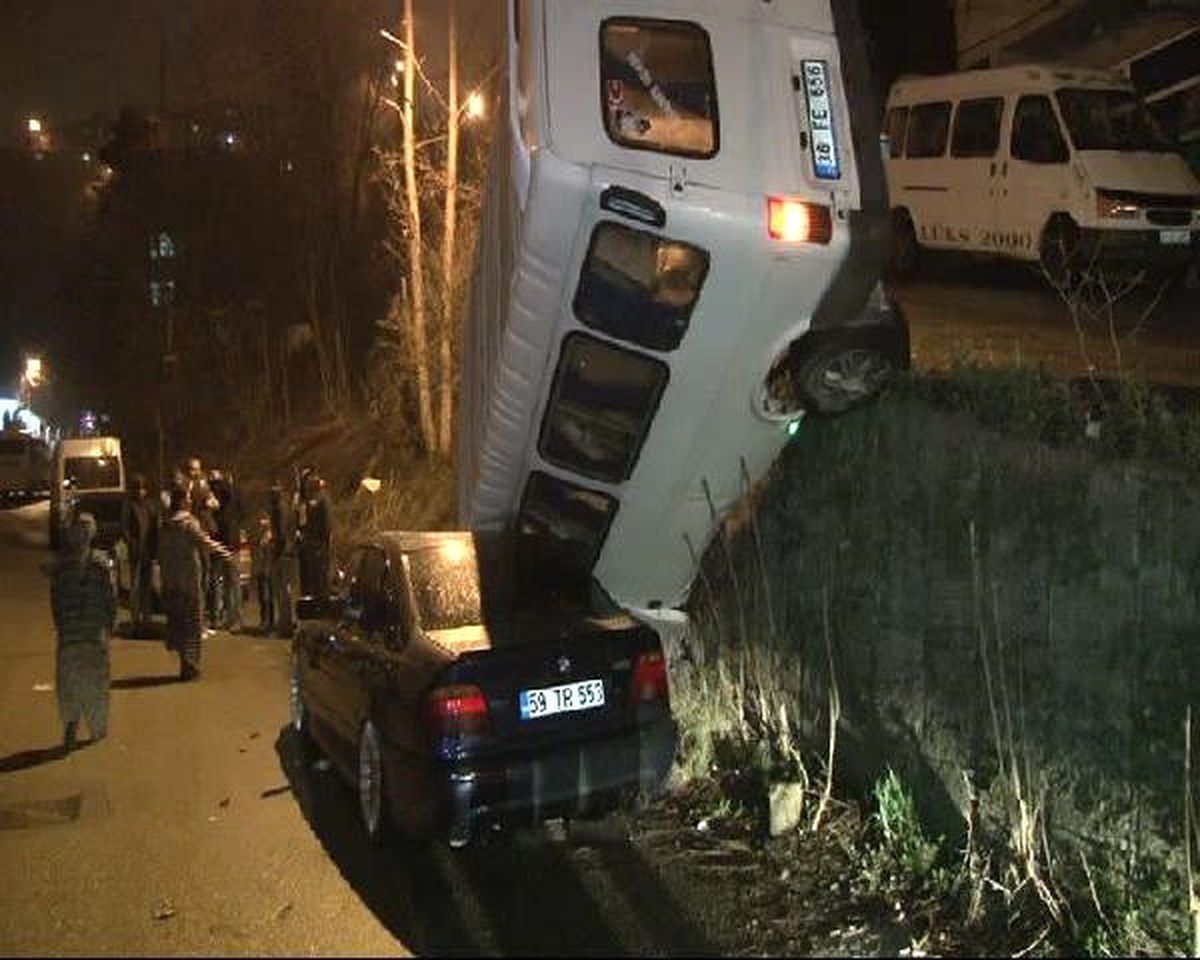 Beykoz\'da Kaza Ucuz Atlatıldı