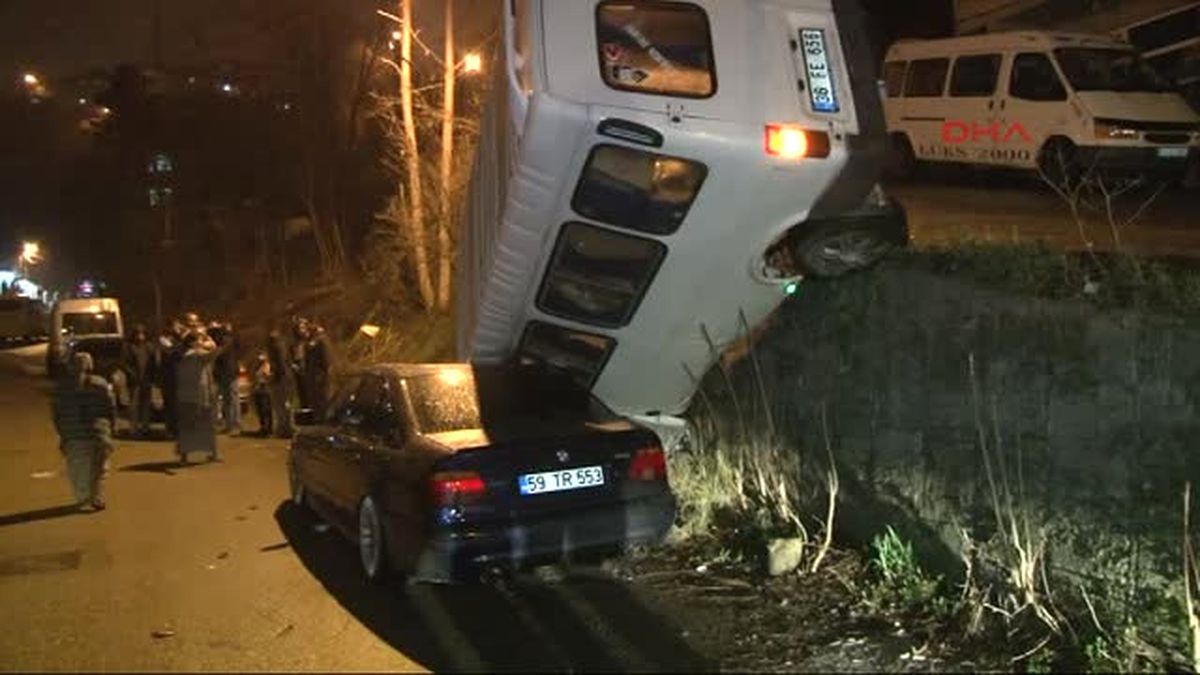 Beykoz\'da Kaza Ucuz Atlatıldı