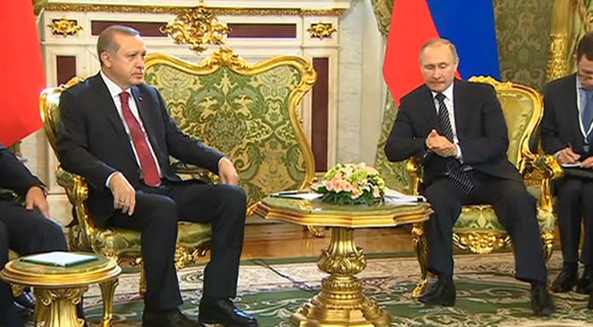 Cumhurbaşkanı Erdoğan Putin Ile Görüştü