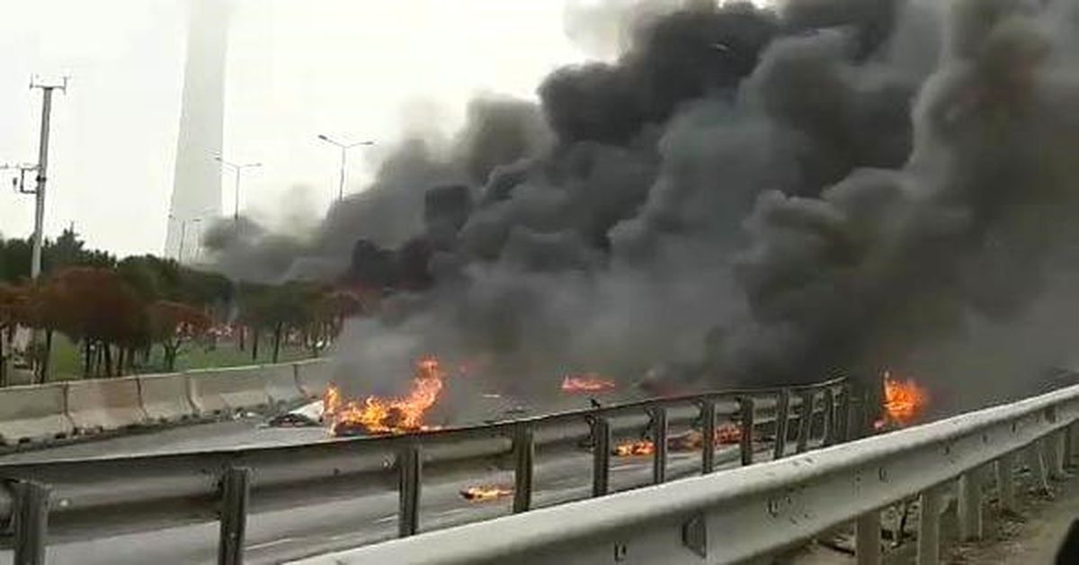 Dha İstanbul - Helikopterin Düşme Anı Kamerada