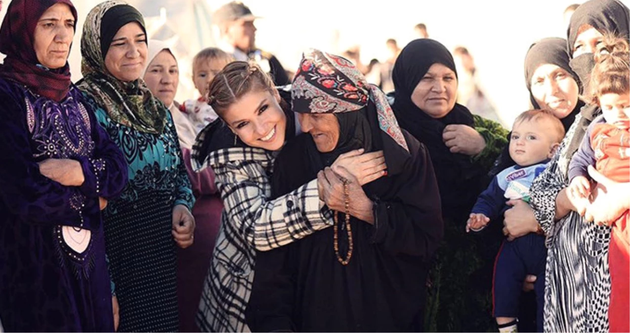 Gülben Ergen\'den Suriyeli Mültecilere Ziyaret