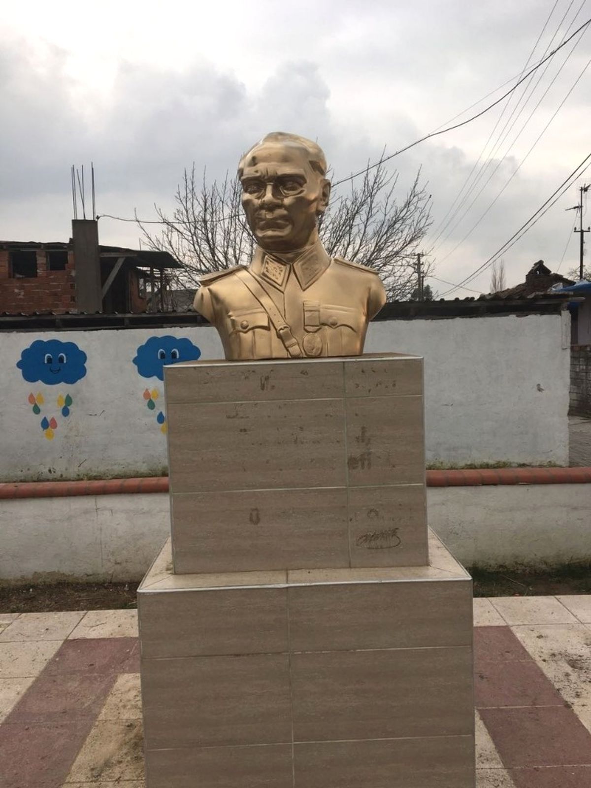 Kocagür Mahallesi\'ndeki Atatürk Büstü Onarıldı