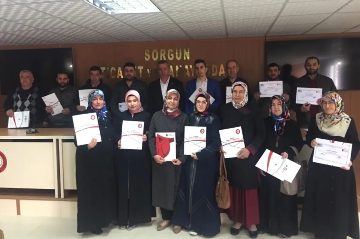 Sorgun\'da 59 Genç Girişimci Sertifikasını Aldı