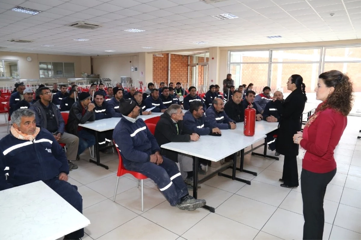 Turgutlu Belediyesi Personeline İş Güvenliği Eğitimi