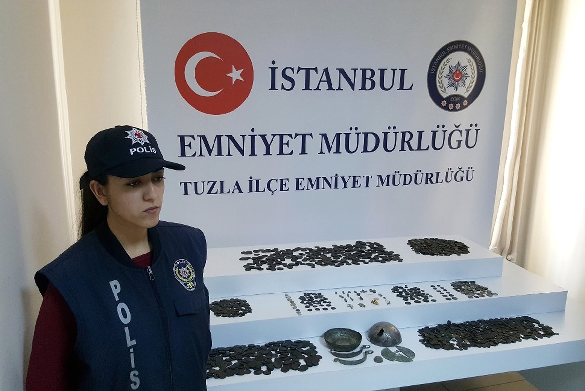 Tuzla\'da Bin Yıllık Tarihi Eserler Ele Geçirildi