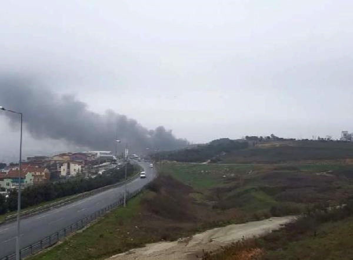 Yangın Söndürme Helikopteri Düştü (1)