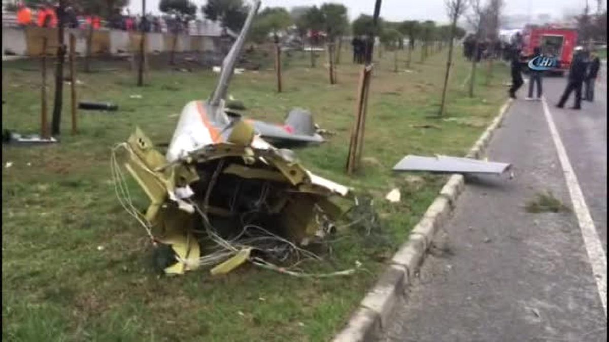 Büyükçekmece\'deki Helikopter Kazası