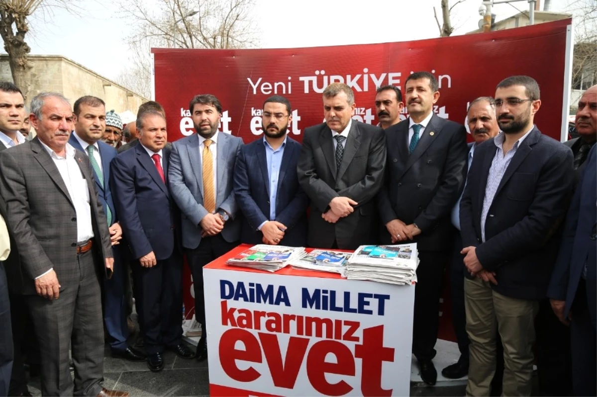 Ekinci Evet Standının Açılışını Yaptı