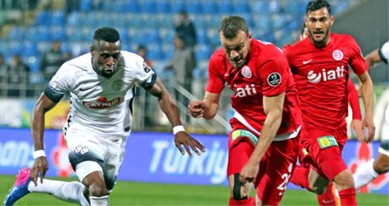 Antalyaspor, Çaykur Rizespor\'u 2-1 Yendi