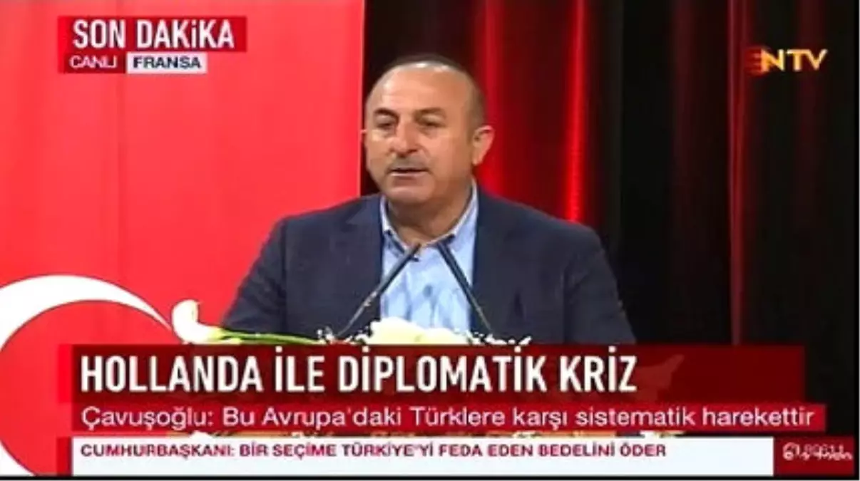 Çavuşoğlu Hollanda Başbakanı\'na Seslendi