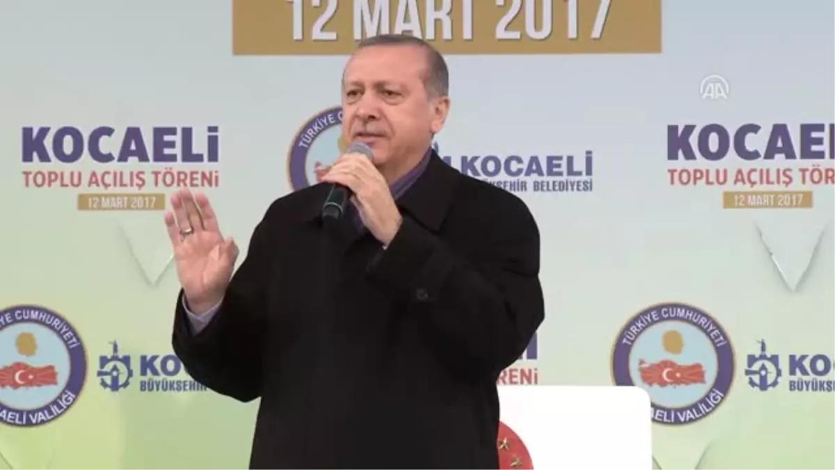 Cumhurbaşkanı Erdoğan, Kocaeli\'nde