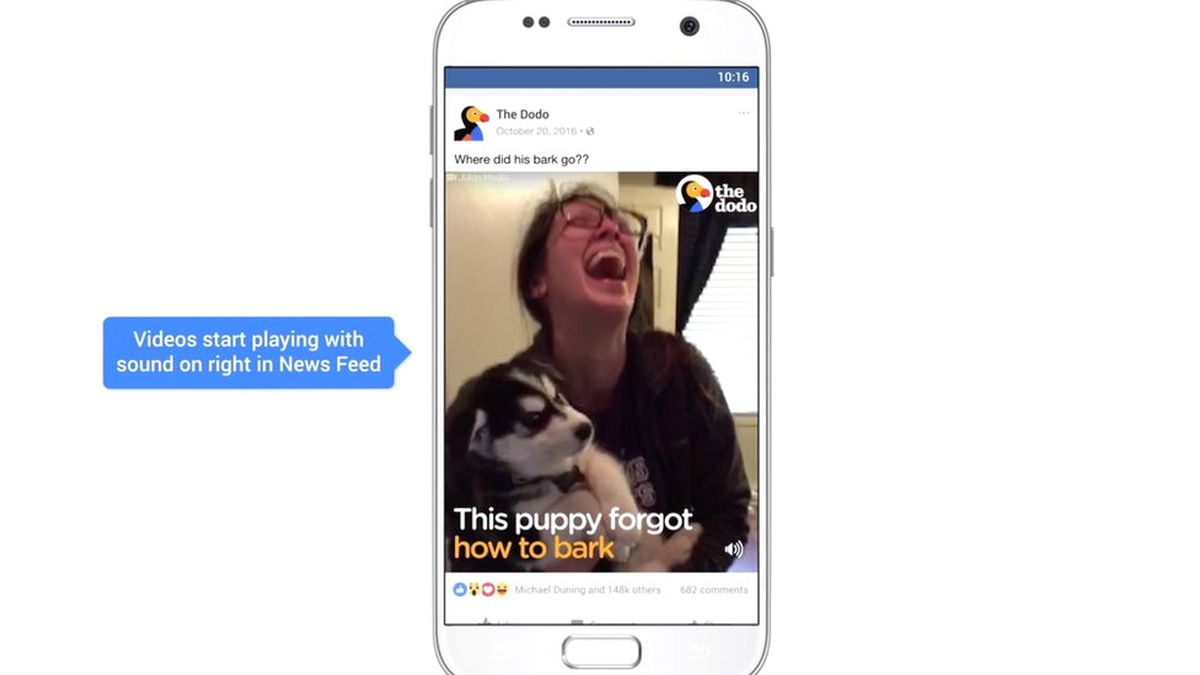 Facebook Videoları Otomatik Olarak Sesli Oynatacak