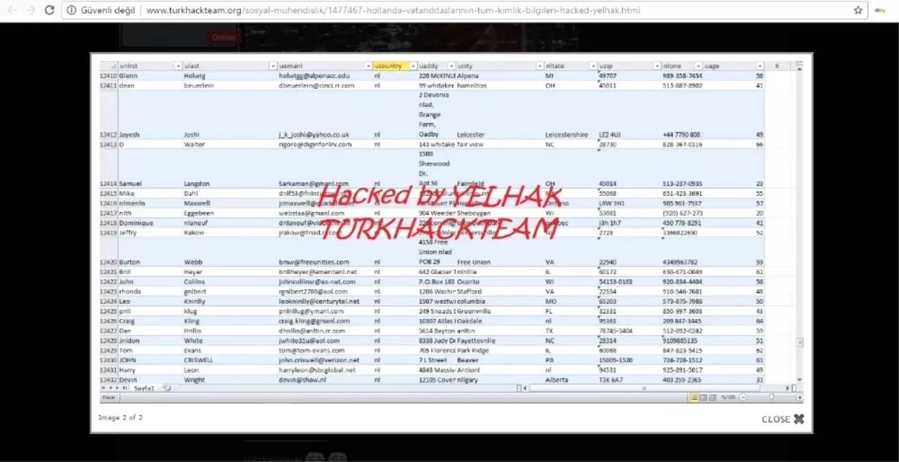 Hollanda\'ya Türk Hacker Şoku