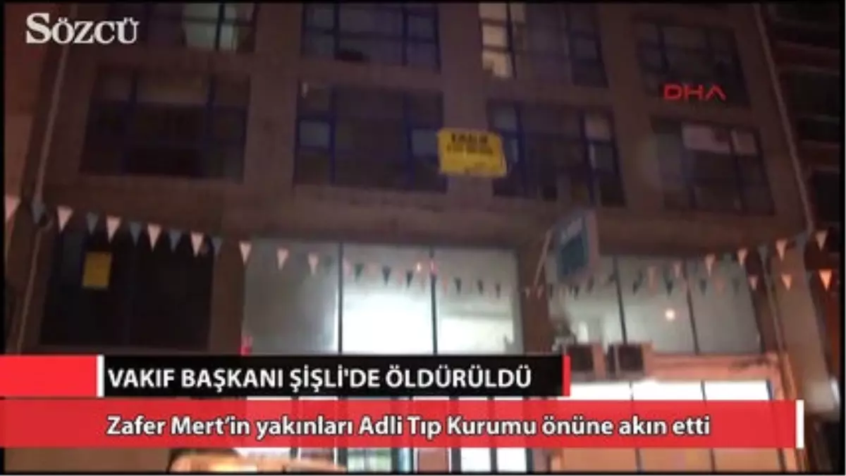 Vakıf Başkanı Şişli\'de Öldürüldü