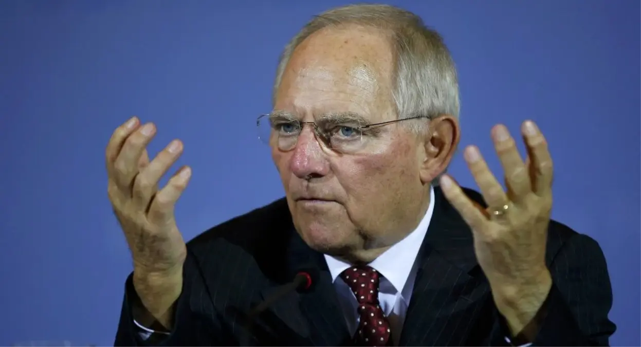 Alman Ekonomi Bakanı Schäuble: "Türkiye\'nin Sağduyuya Dönmesini Bekliyoruz"