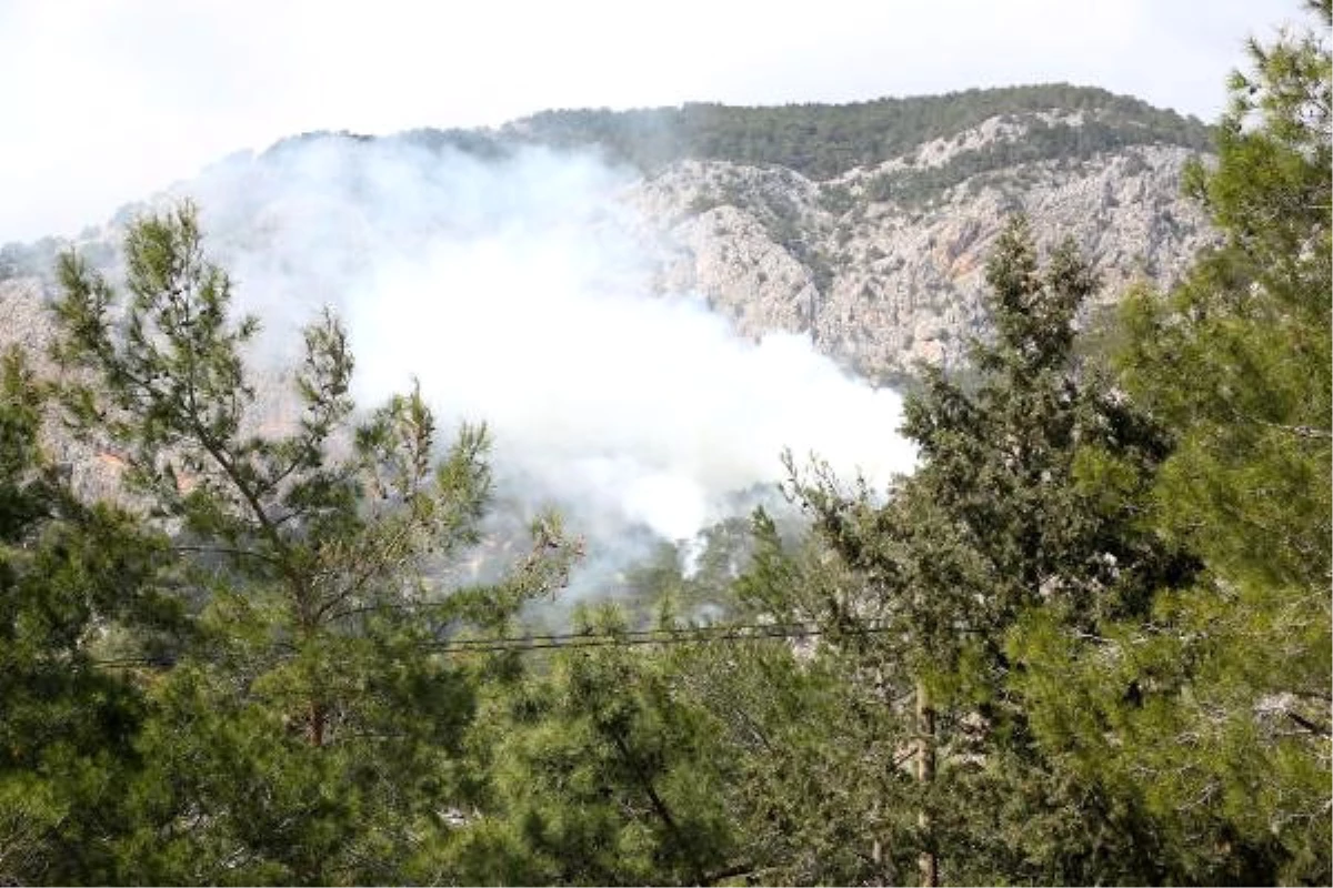 Antalya\'da Korkutan Orman Yangını