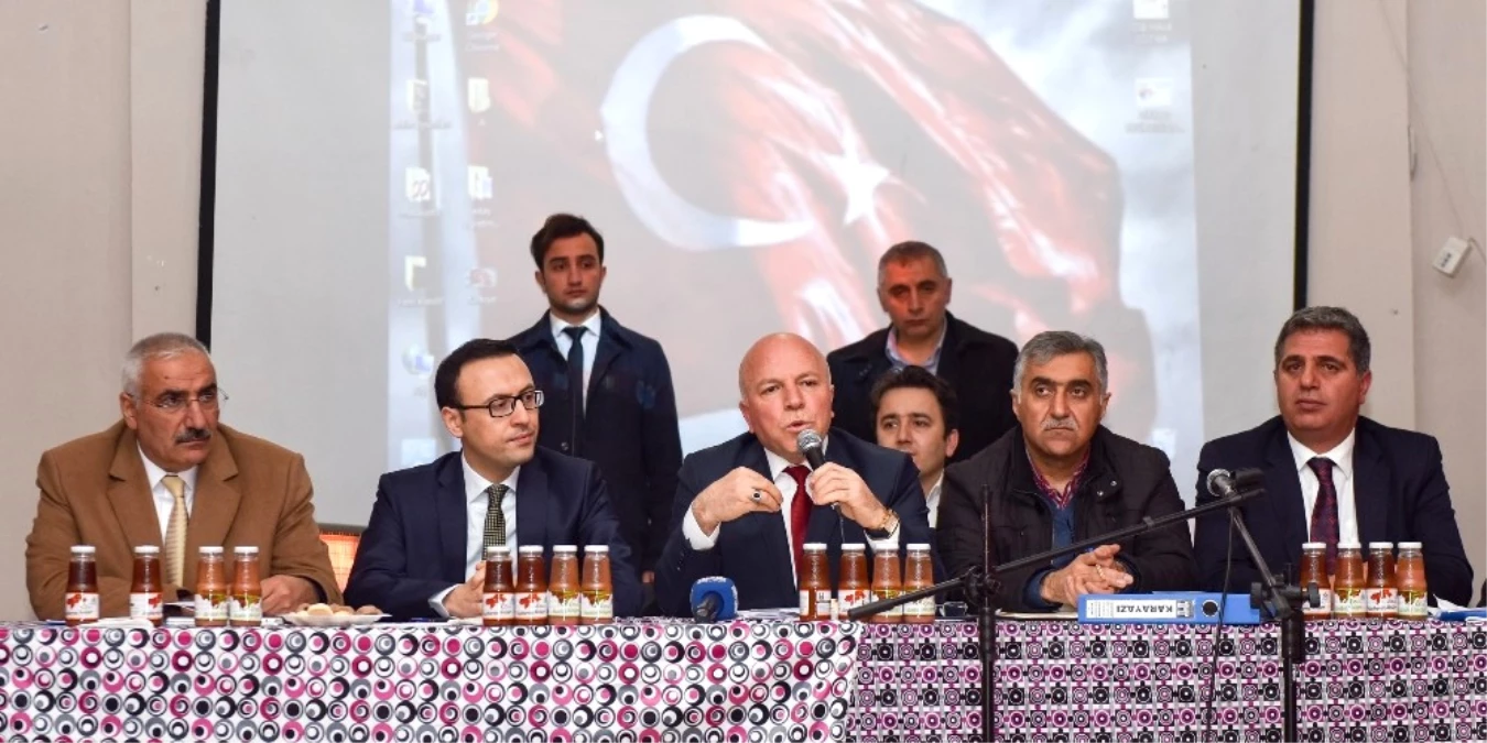 Başkan Sekmen\'den Karayazı ve Tekman\'a Referandum Çıkarması