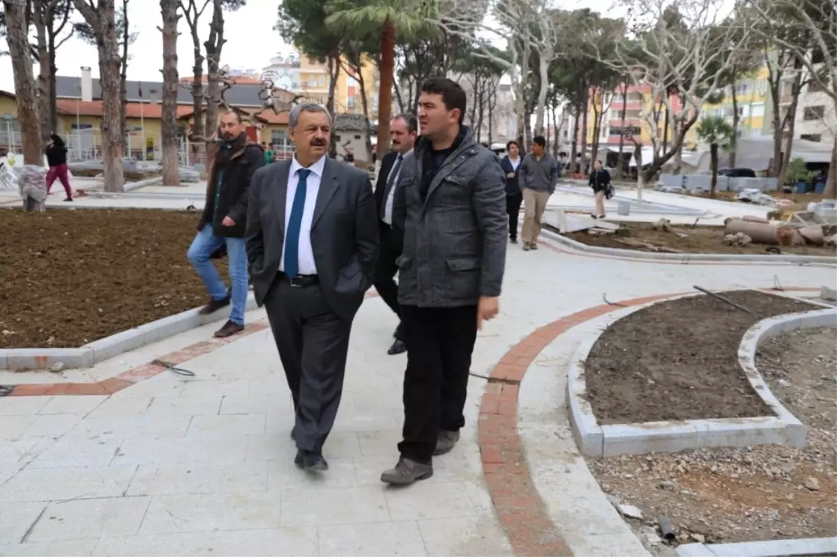 Başkan Uysal Park Çalışmalarını Kontrol Etti