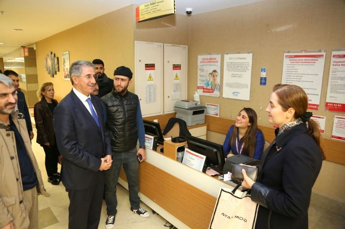 Başkan Yanılmaz\'dan Hastane Ziyareti