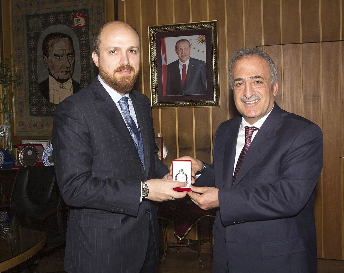 Bilal Erdoğan\'dan Rektör Çomaklı\'ya Ziyaret