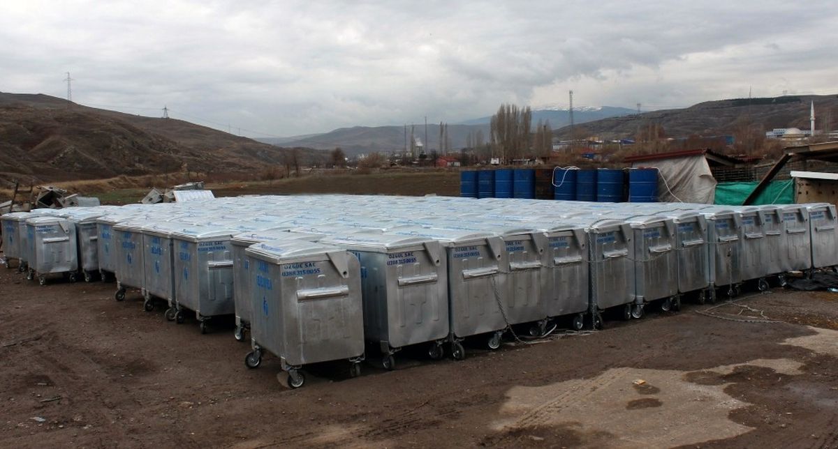 Çankırı Belediyesi 400 Adet Çöp Konteyneri Aldı