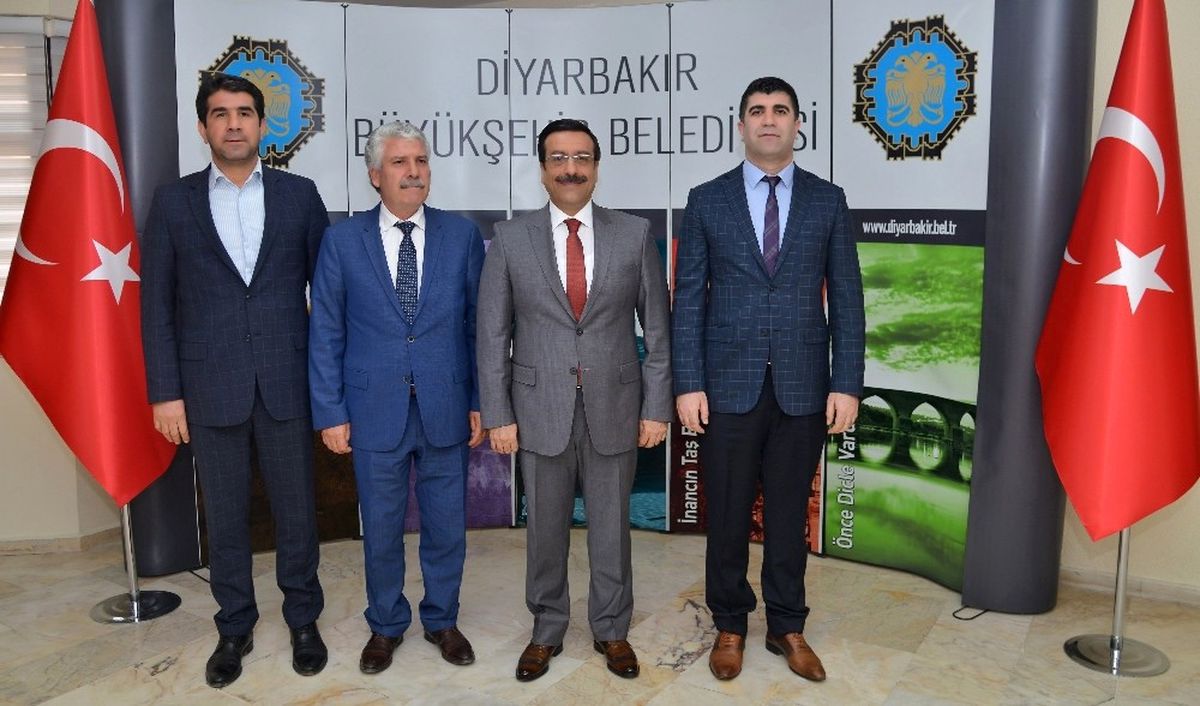 Çermik\'ten Başkan Atilla\'ya Ziyaret