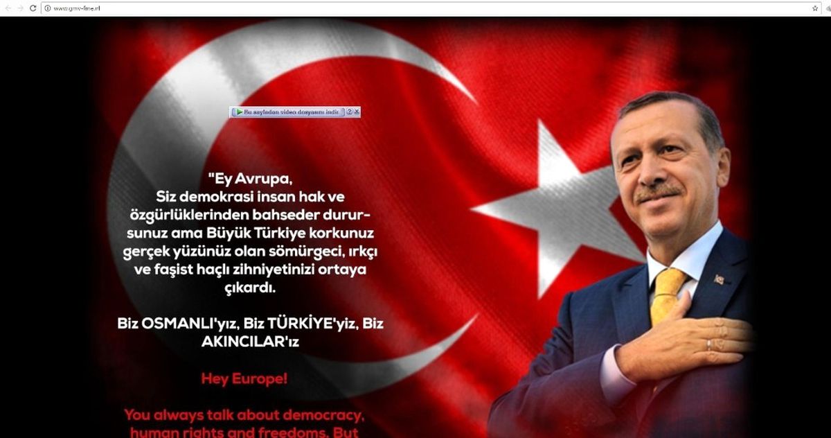 Cyber Warrior Hack Grubu, Hollanda Merkez Bankasına Erdoğan\'ın Fotoğrafını Koydu