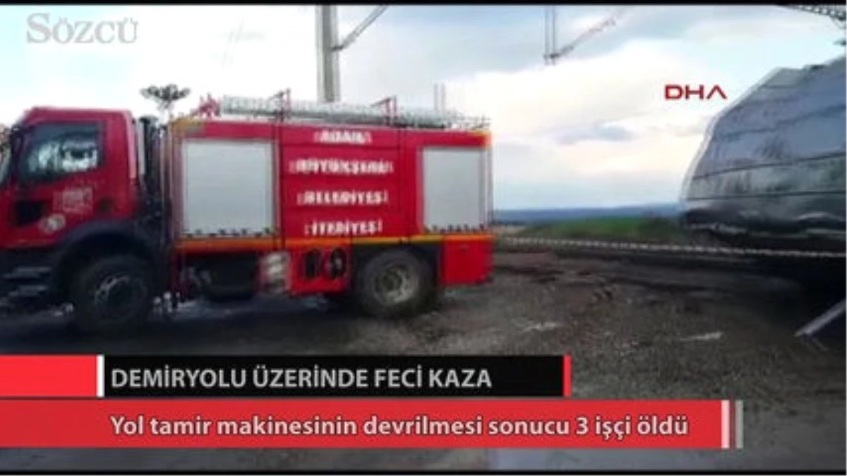 Demiryolu Üzerinde Feci Kaza