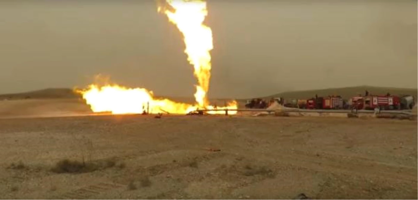 Dha Yurt: Suriye\'de Boru Hattındaki Yangın Tank Atışlarıyla Söndürüldü