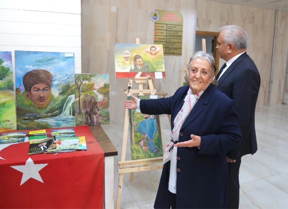 Erdemli\'de Bayırbucak Türkmenleri Yararına Yağlı Boya Resim Sergisi