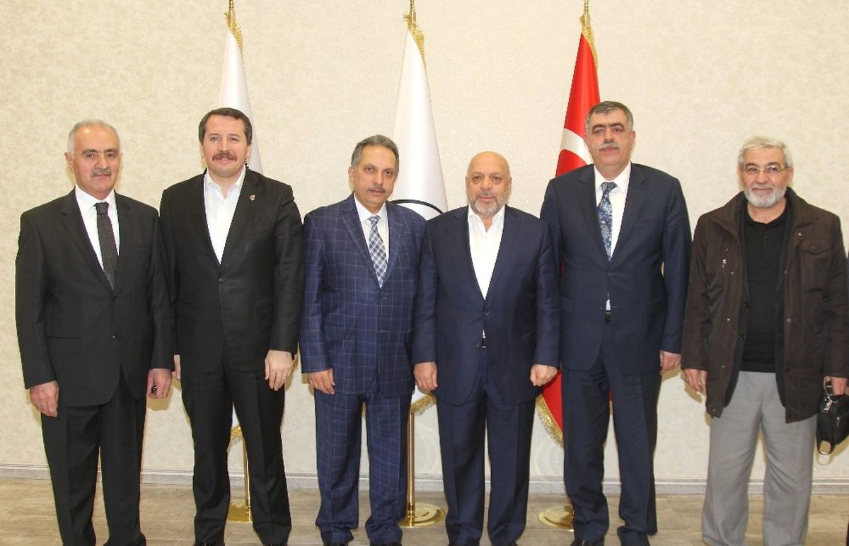 Hak-İş ve Memur-Sen Genel Başkanları, Yalçın\'ı Ziyaret Etti