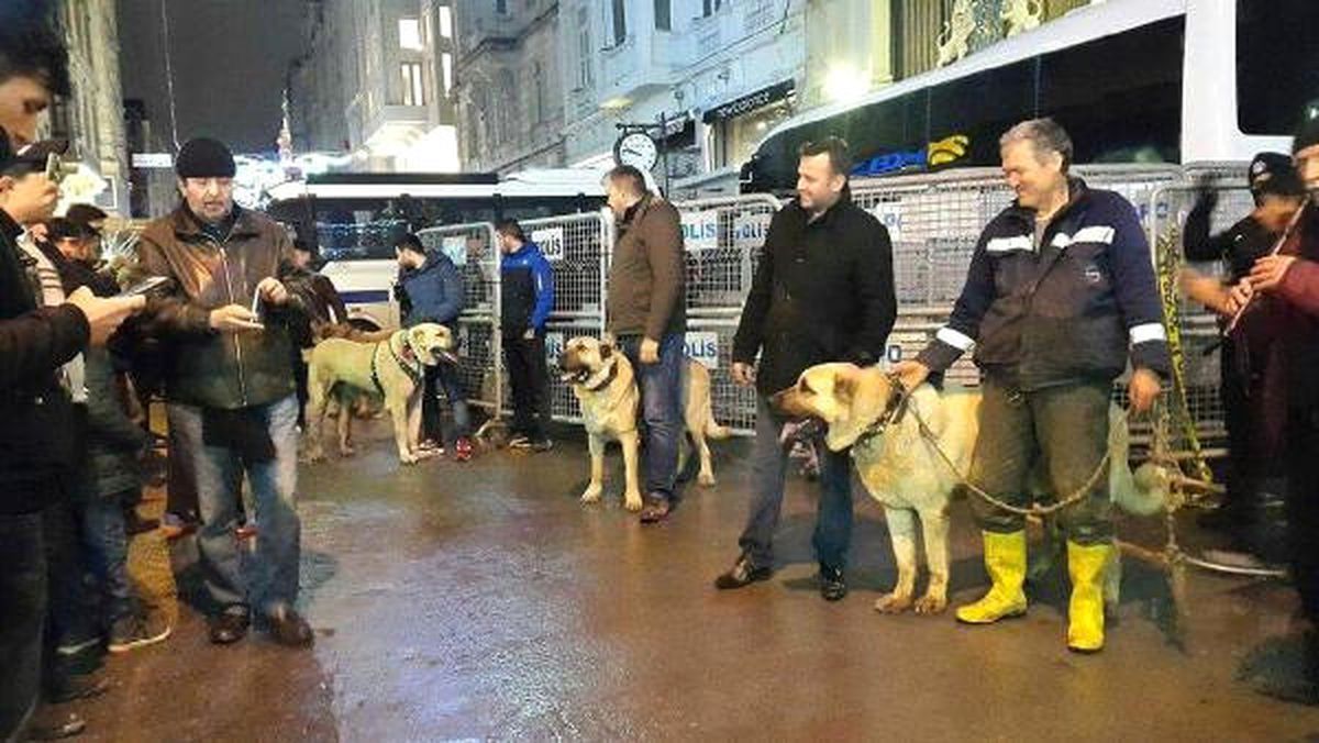 Konsolosluk Önünde Kangallı Protesto