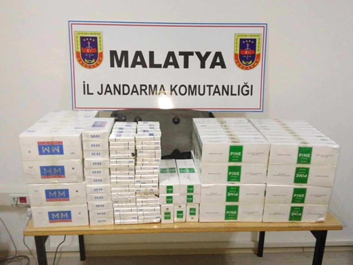 Malatya\'da 4 Bin 440 Paket Kaçak Sigara Ele Geçirildi