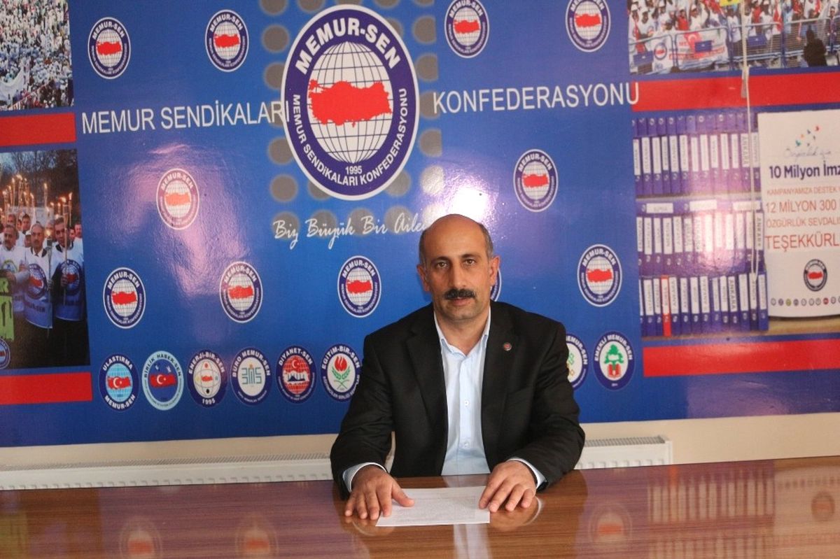 Memur-Sen İl Temsilcisi Süleyman Gümüşer Açıklaması
