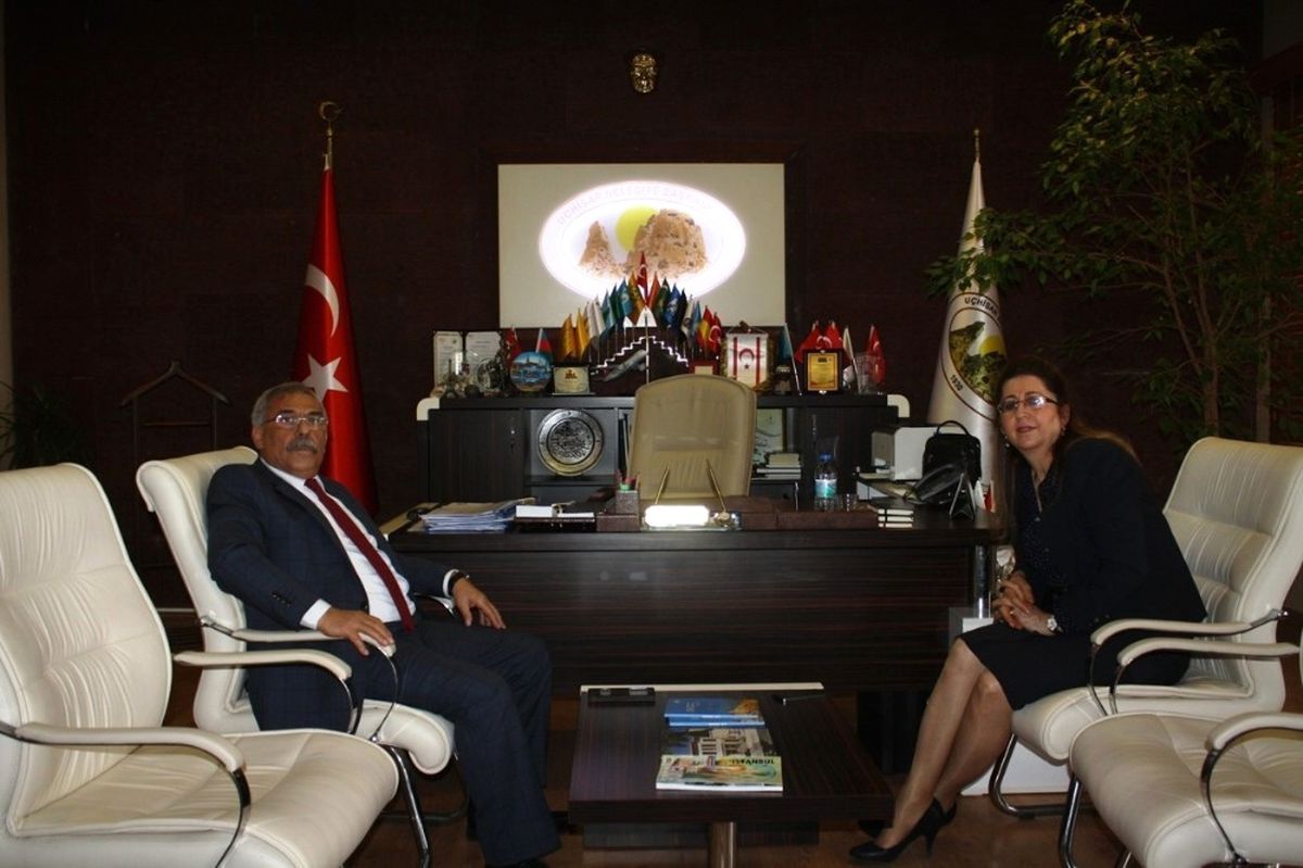 Nevşehir Defterdarı Ercoşman\'dan, Başkan Karaaslan\'a Veda Ziyareti