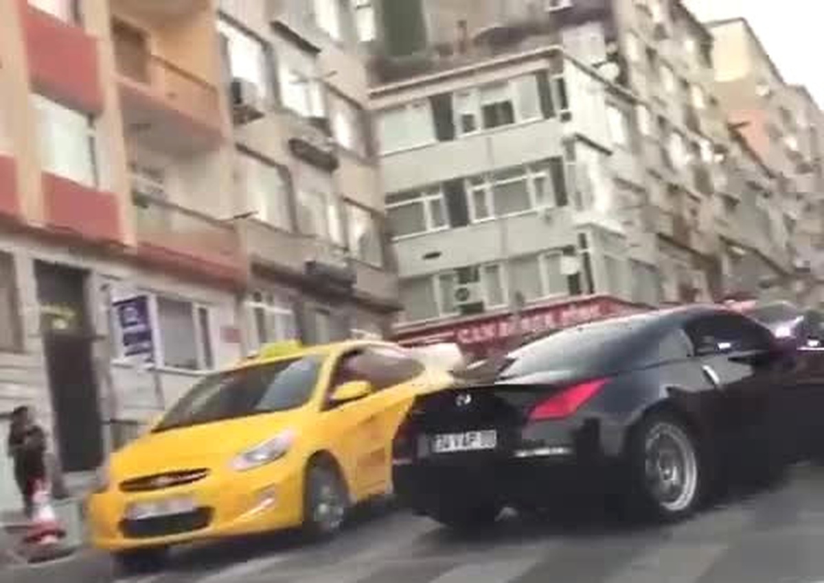 Trafik Magandası Hastaneler Bölgesinde Drift Yaptı
